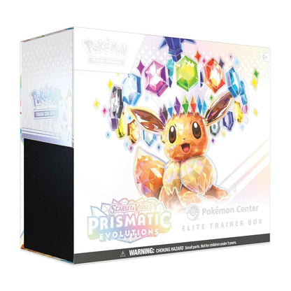 Trading Card Game TCG Prismatic Evolutions - Elite Trainer Box – Complete Trainer Kit with Accessories