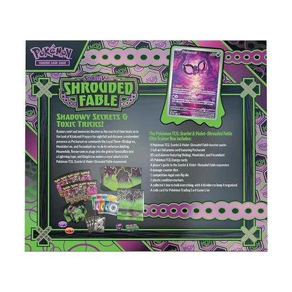 Trading Card Game TCG Scarlet and Violet - Shrouded Fable Elite Trainer Box – Complete Trainer Kit with Accessories