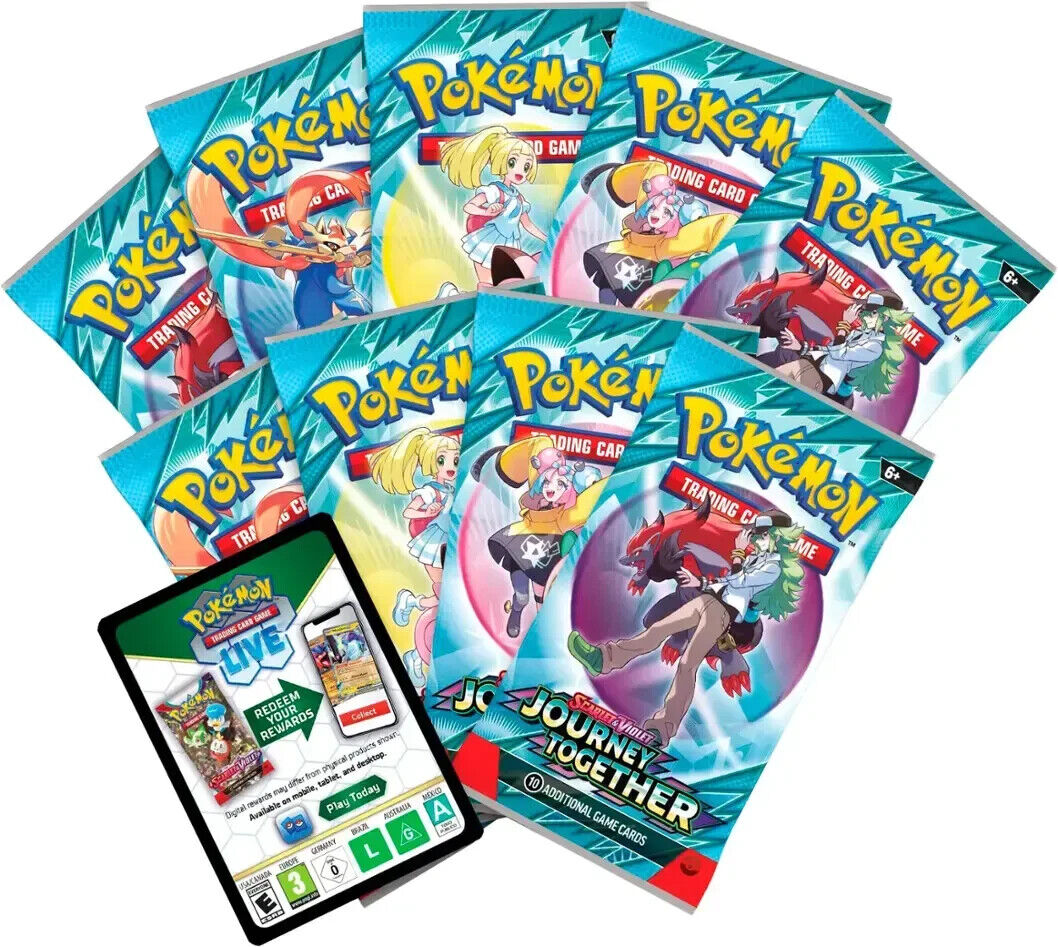 Trading Card Game TCG Scarlet and Violet - Journey Together Elite Trainer Box – Complete Trainer Kit with Accessories