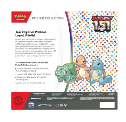 Trading Card Game TCG Scarlet and Violet - 151 Poster Collection Box – Official TCG Product
