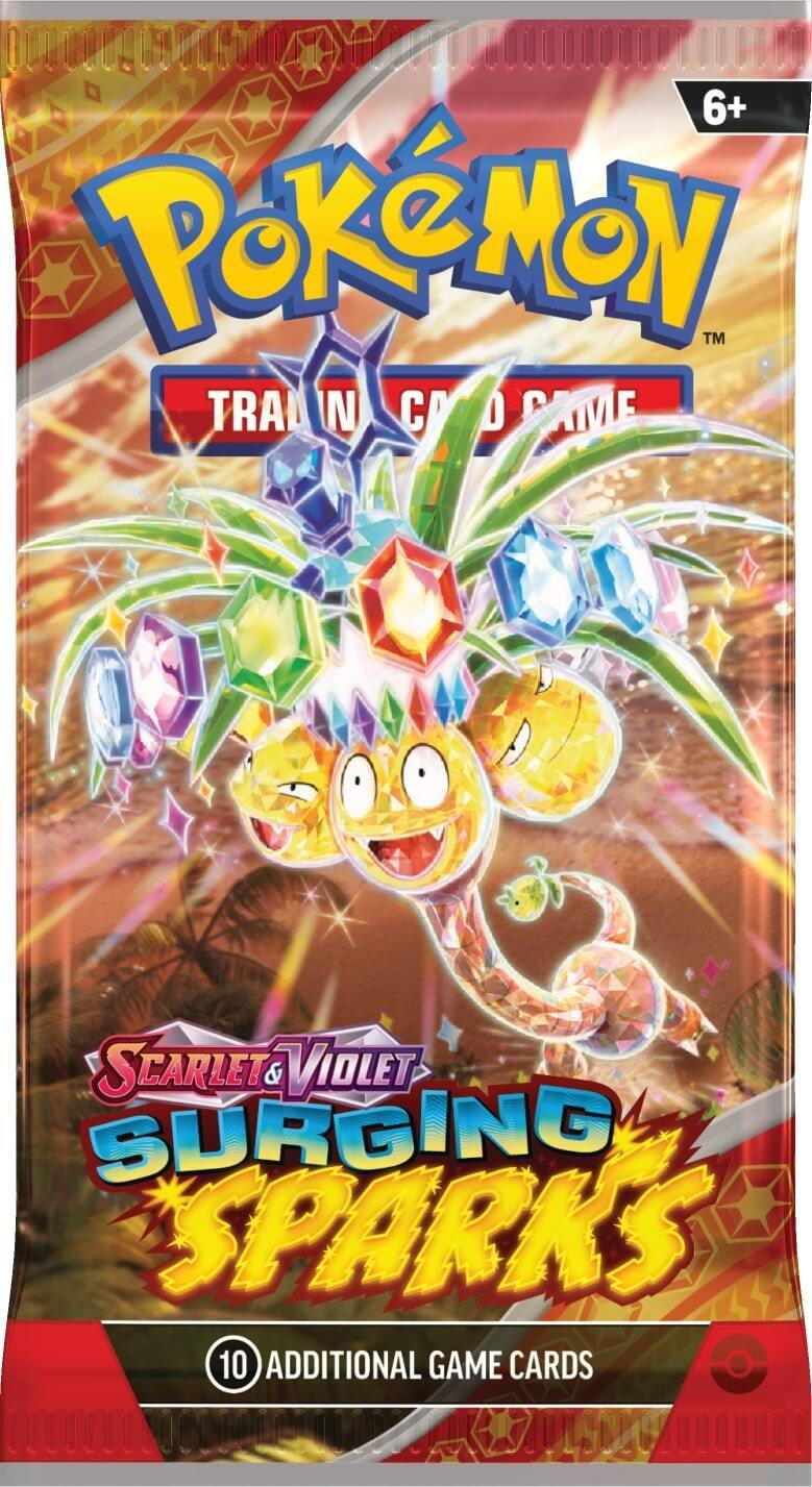 Trading Card Game TCG Scarlet and Violet - Surging Sparks Elite Trainer Box – Complete Trainer Kit with Accessories