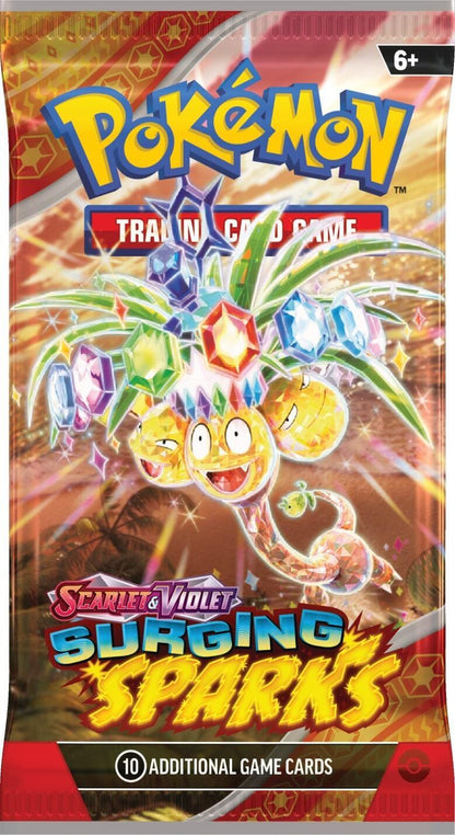 Trading Card Game TCG Scarlet and Violet - Surging Sparks Elite Trainer Box – Complete Trainer Kit with Accessories