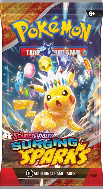 Trading Card Game TCG Scarlet and Violet - Surging Sparks Elite Trainer Box – Complete Trainer Kit with Accessories
