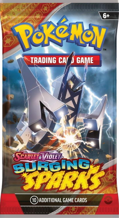 Trading Card Game TCG Scarlet and Violet - Surging Sparks Elite Trainer Box – Complete Trainer Kit with Accessories