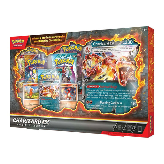 Trading Card Game TCG Charizard Ex Special Collection Box – Official TCG Product