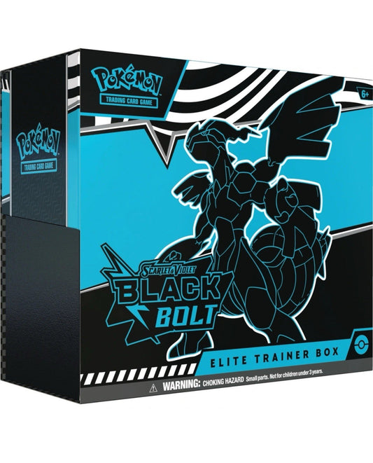 Trading Card Game TCG Scarlet and Violet - Black Bolt Elite Trainer Box ETB – Complete Trainer Kit with Accessories