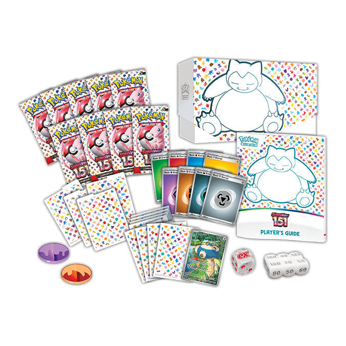 Trading Card Game TCG Scarlet and Violet 151 - Elite Trainer Box – Complete Trainer Kit with Accessories