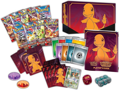 Trading Card Game TCG Scarlet and Violet 3 - Obsidian Flames Elite Trainer Box – Complete Trainer Kit with Accessories