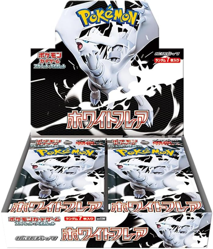 Trading Card Game Japanese TCG Scarlet and Violet - Japanese White Flare Booster Box – Rare and Exclusive Cards