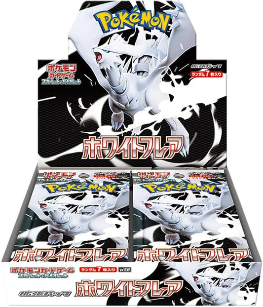 Trading Card Game Japanese TCG Scarlet and Violet - Japanese White Flare Booster Box – Rare and Exclusive Cards
