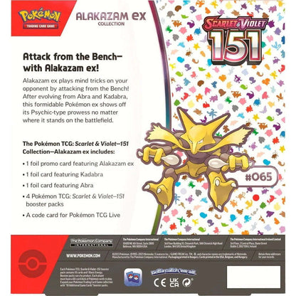 Trading Card Game TCG Scarlet and Violet 151 - Alakazam ex Collection Box – Official TCG Product