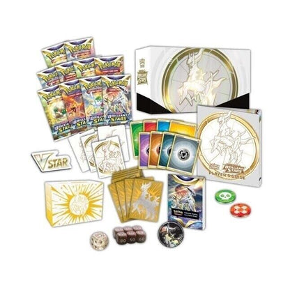 Trading Card Game TCG Sword and Shield Brilliant Stars Center Elite Trainer Box – Complete Trainer Kit with Accessories