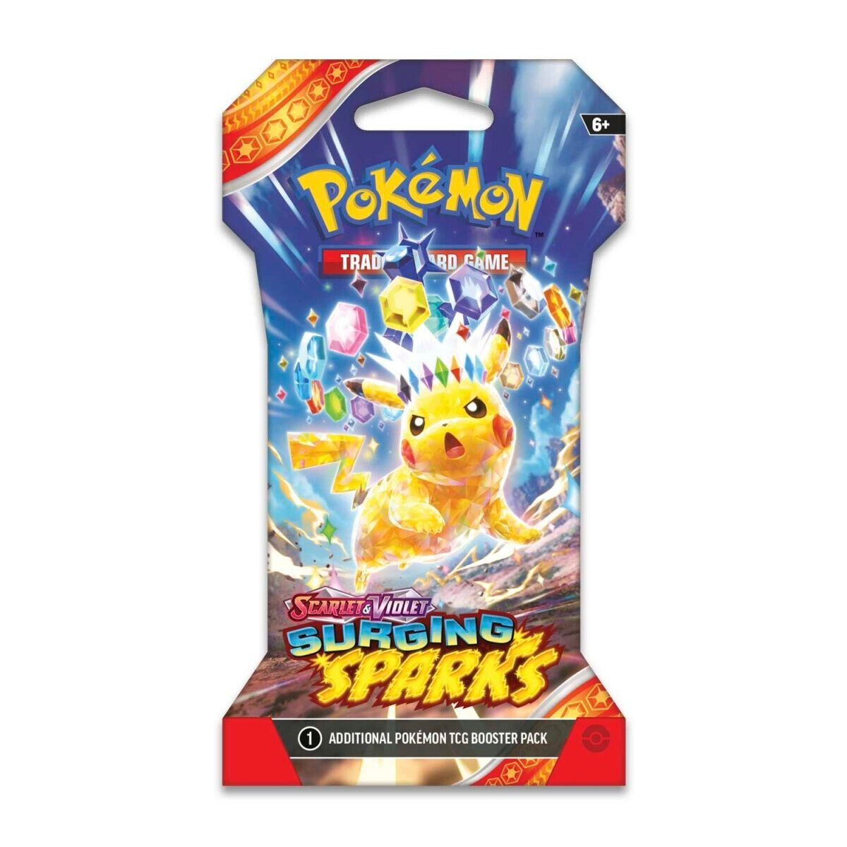 Trading Card Game TCG Surging Sparks Sleeved - Booster Packs SET OF 4 – Authentic Japanese Cards