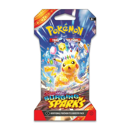 Trading Card Game TCG Surging Sparks Sleeved - Booster Packs SET OF 4 – Authentic Japanese Cards