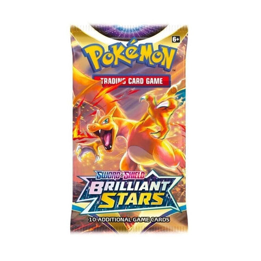 Trading Card Game TCG Sword and Shield - Brilliant Stars Charizard Art Booster Pack – Authentic Japanese Cards