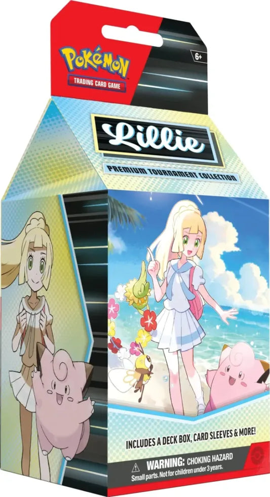 Trading Card Game Lillie Premium Tournament Collection Box – Official TCG Product